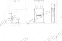 Циклон для бетонной пыли чертеж