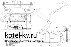 Блочная котельная БМК 800 кВт с ГВС с резервом